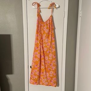 Old Navy pink and orange dress/coverup